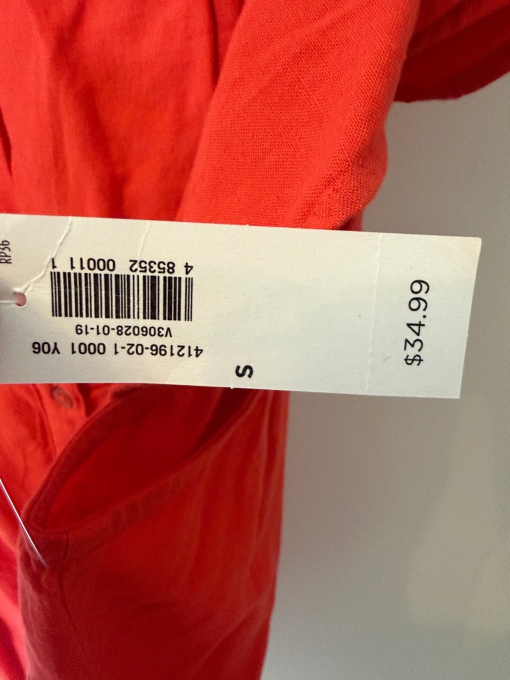 Old Navy Ruffle-Trim Button Down Top - Picture 3 of 4
